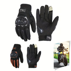 Motorcycle Riding Gloves Non slip Wear resistant Breathable Comfort