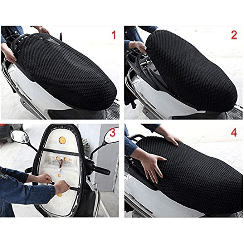Anti Slip Motorcycle Seat Cushion Cover for Ultimate Comfort
