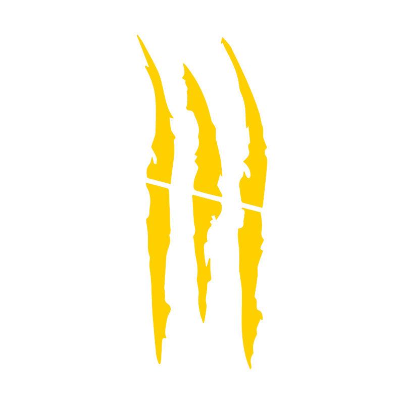 Motorcycle Monster Claw Stripe Decal Reflective Waterproof