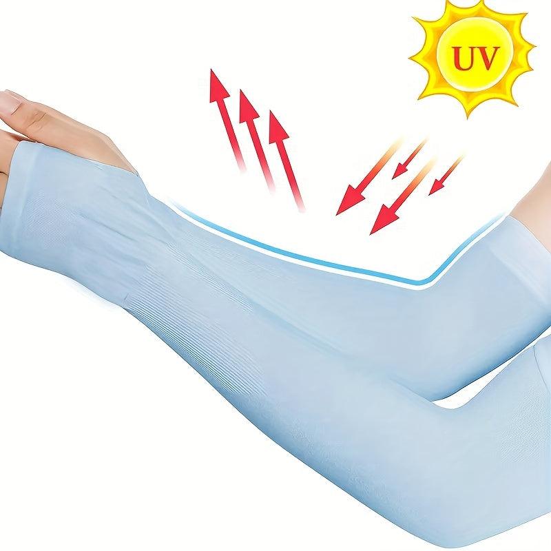 UV Protection Compression Arm Cover Cooling Cuffs Outdoor Running Fishing