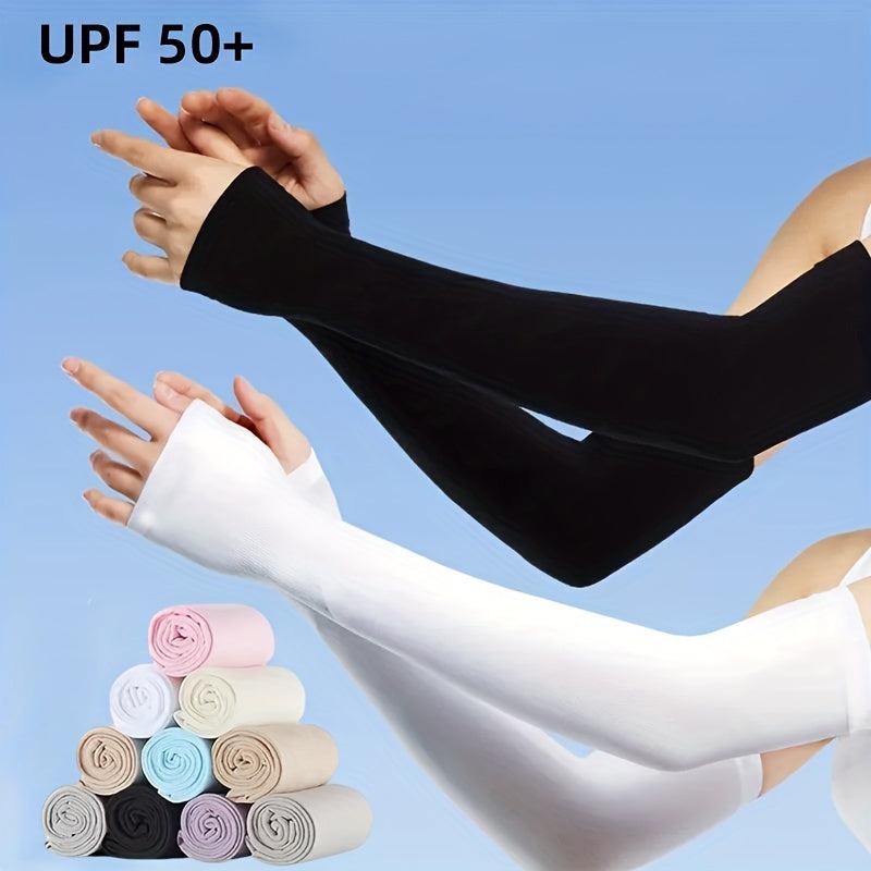 UV Protection Compression Arm Cover Cooling Cuffs Outdoor Running Fishing