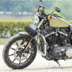 Motorcycle Leather Handlebar Bag Storage Tool Package