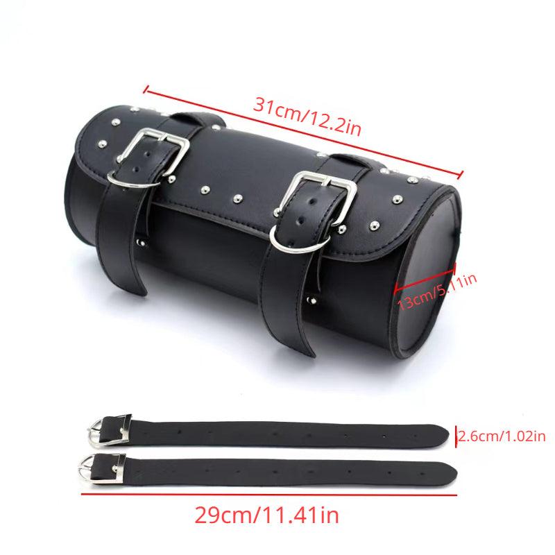 Motorcycle Leather Handlebar Bag Storage Tool Package