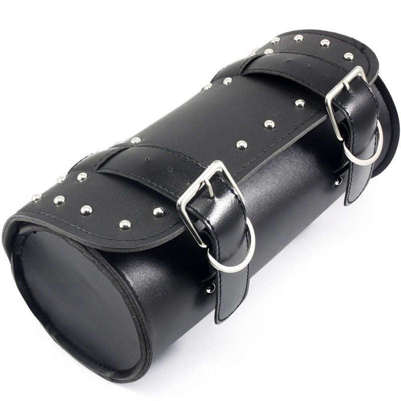Motorcycle Leather Handlebar Bag Storage Tool Package