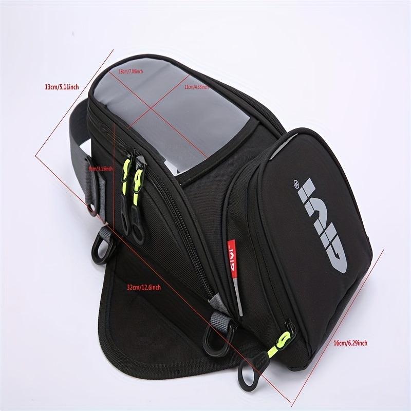 Water Resistant Motorcycle Tank Bag with Phone Holder