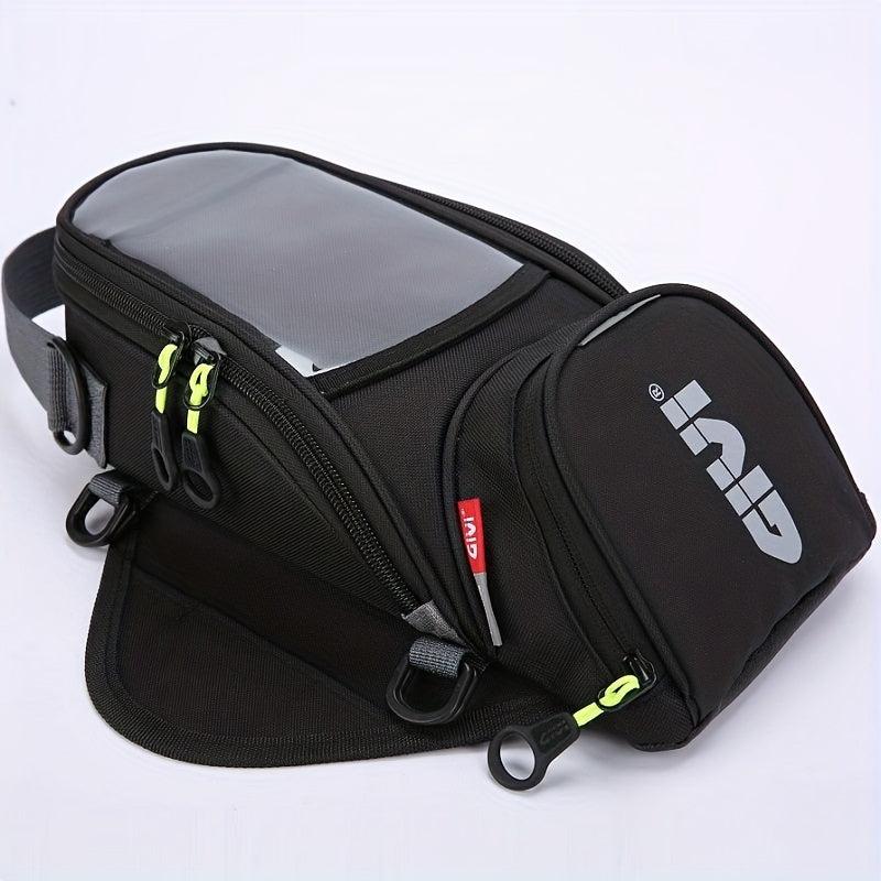 Water Resistant Motorcycle Tank Bag with Phone Holder