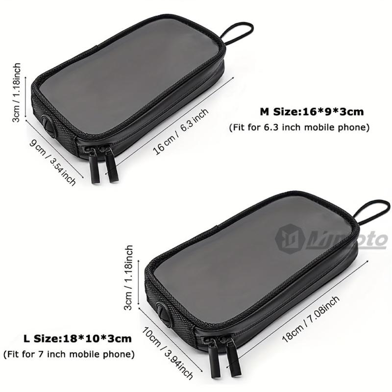 Magnetic Motorcycle Fuel Tank Bag Waterproof Mobile Phone GPS Navigation
