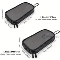 Magnetic Motorcycle Fuel Tank Bag Waterproof Mobile Phone GPS Navigation