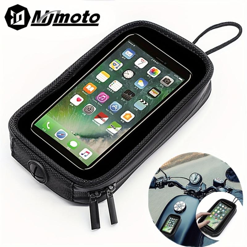 Magnetic Motorcycle Fuel Tank Bag Waterproof Mobile Phone GPS Navigation