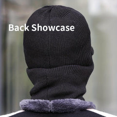 Men's Knitted Scarf & Hat Set | Winter Warm & Padded | Outdoor Activities