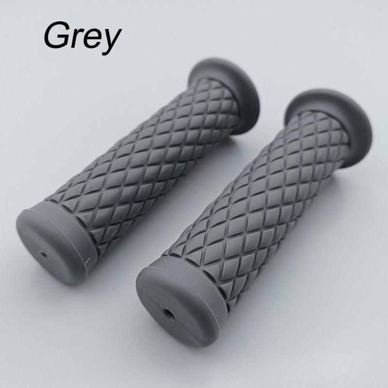 Motorcycle Vintage Grips Non Slip Rubber Bar End Comfort Hand Handlebar Grip