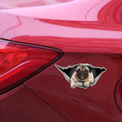 Reflective Car Sticker Torn Metal Decal Vinyl Sticker