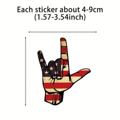 52pc Rock Band Stickers for Motorcycles Cars Phones Luggage Waterproof