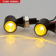 Motorcycle Mini LED Turn Signals Light Micro Front Rear Indicator