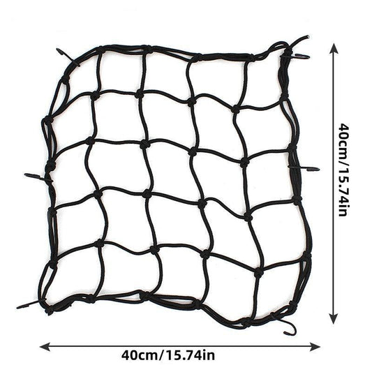 Motorcycle Helmet Net Elastic Cargo Storage Net Pocket