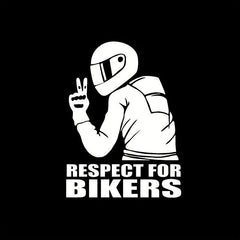 Reflective Car Stickers, Respect For Bikers, Motorcycle Decor