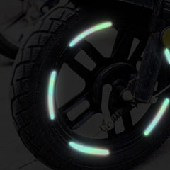 10pcs Car Hub Reflective Sticker Strips for Automobiles