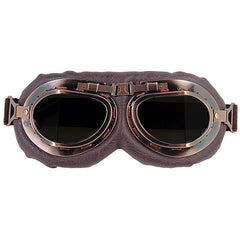 Vintage Moto Classic Goggles for Pilot Steampunk ATV Bike Copper Helmet