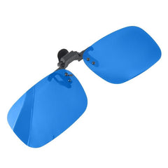 Car Driver Goggles Anti UV Polarized Sun Glasses Night Vision Clip On Sunglasses