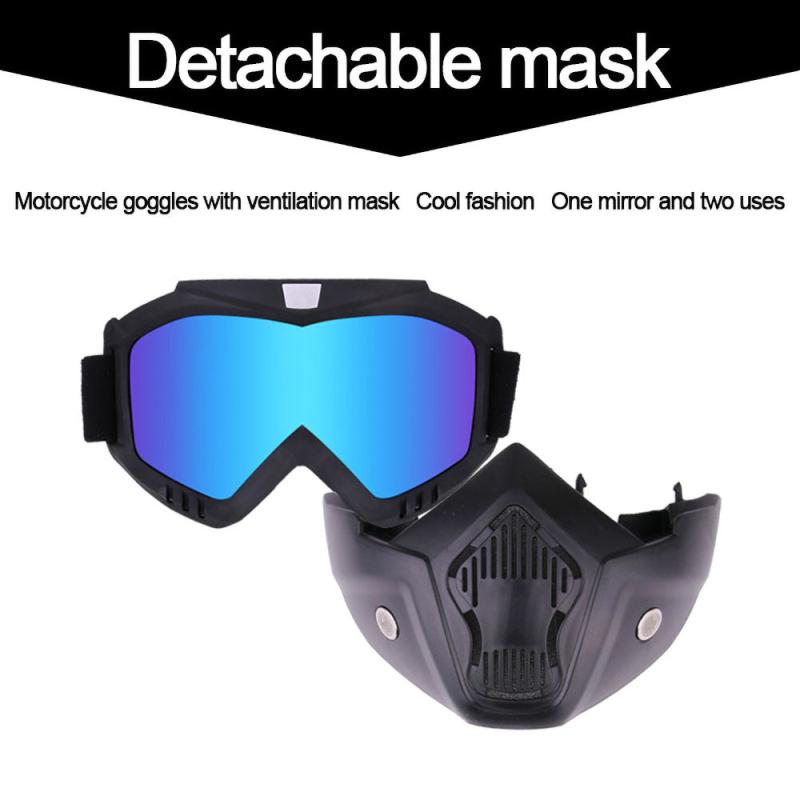 Windproof Mask Goggle HD Motorcycle Glasses Snowboard Eyewear