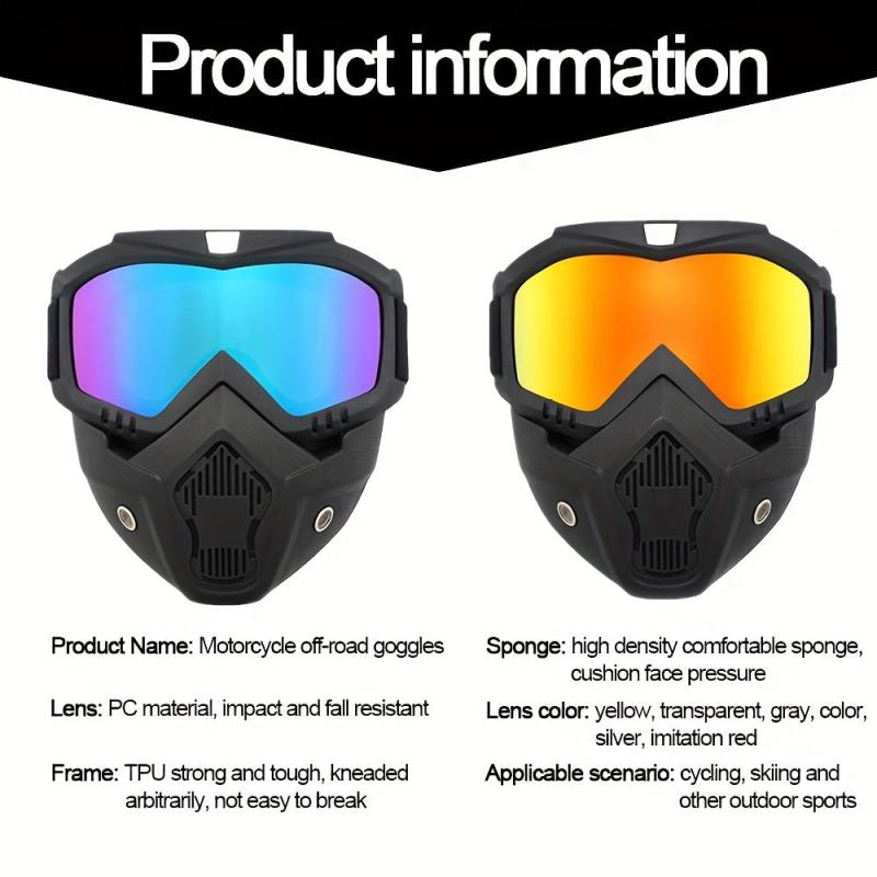 Unisex Windproof Goggles Skiing Mask for Outdoor Sports