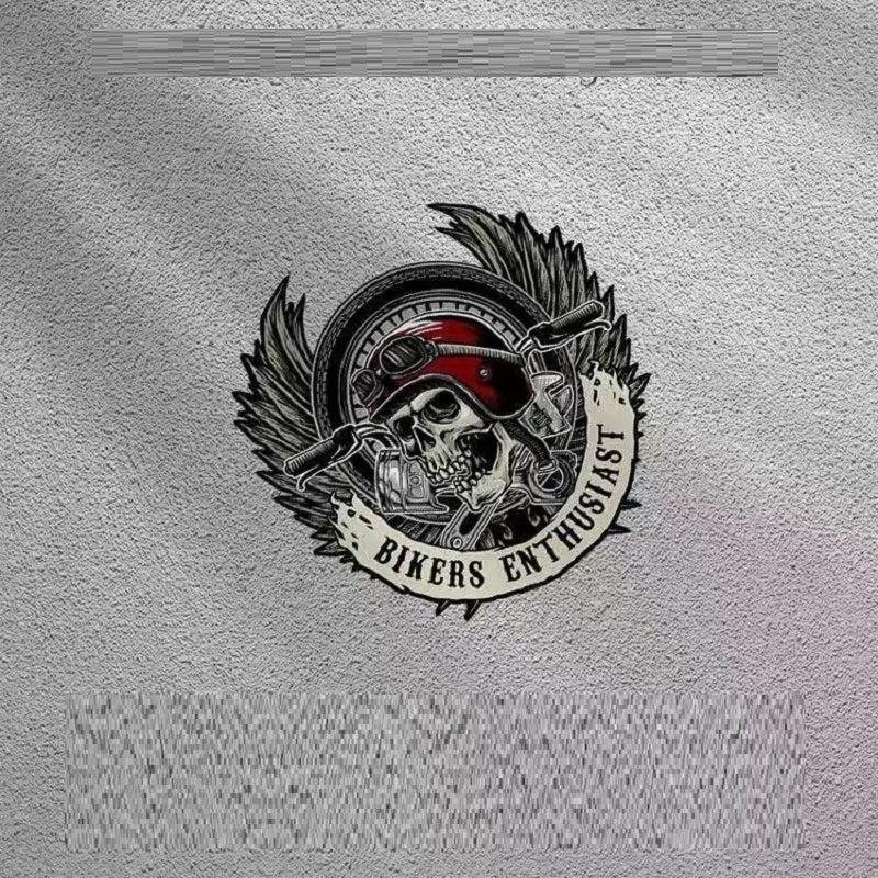 Retro Motorcycle Vinyl Decal Sticker