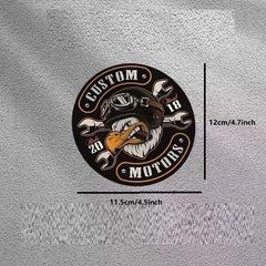 Retro Motorcycle Vinyl Decal Sticker