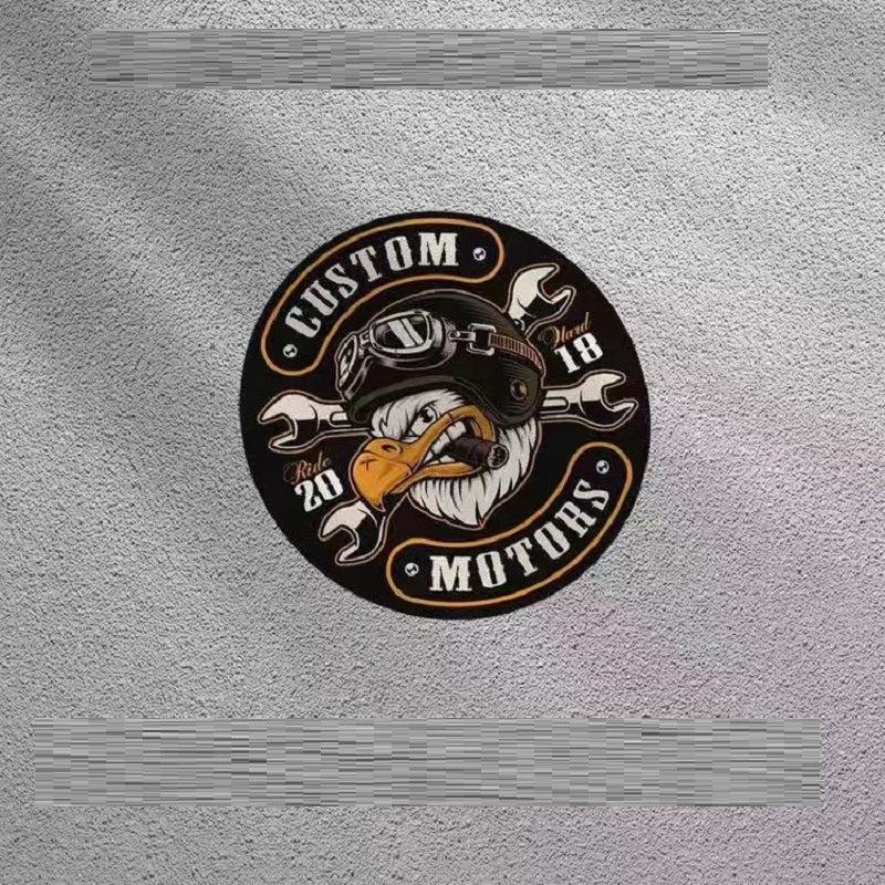 Retro Motorcycle Vinyl Decal Sticker