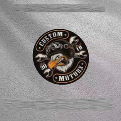 Retro Motorcycle Vinyl Decal Sticker