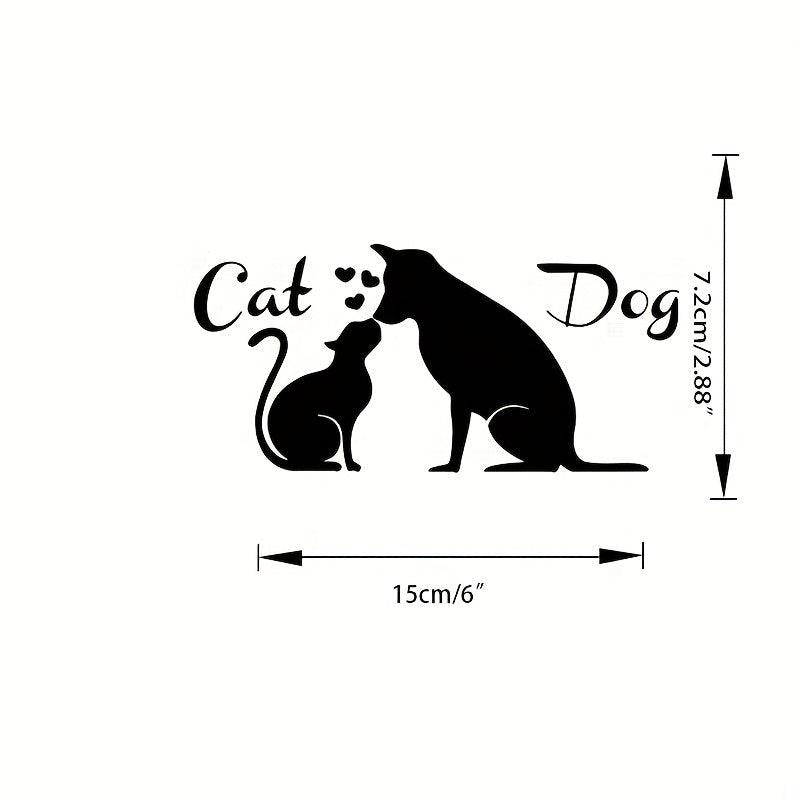 Love Friendship Dogs Cats Vinyl Car Motorcycle Sticker Decals