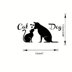 Love Friendship Dogs Cats Vinyl Car Motorcycle Sticker Decals
