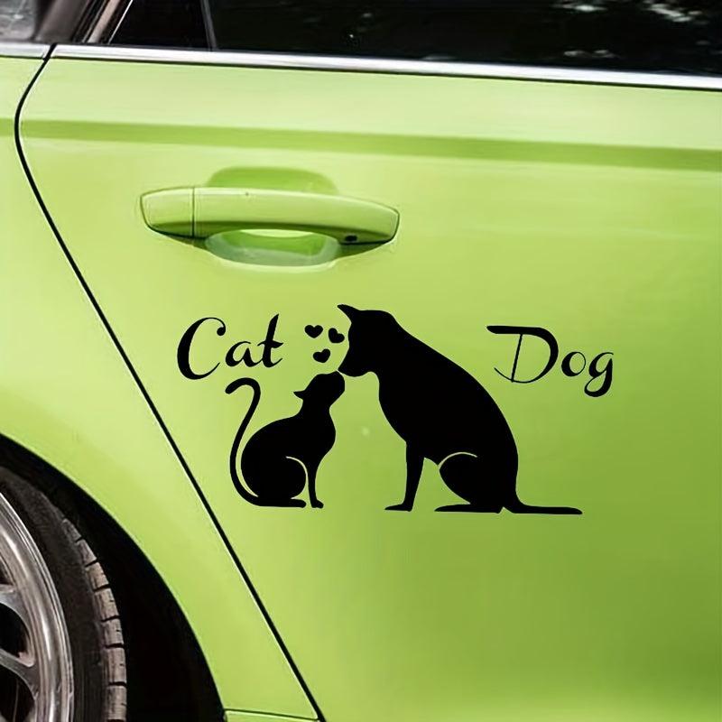 Love Friendship Dogs Cats Vinyl Car Motorcycle Sticker Decals