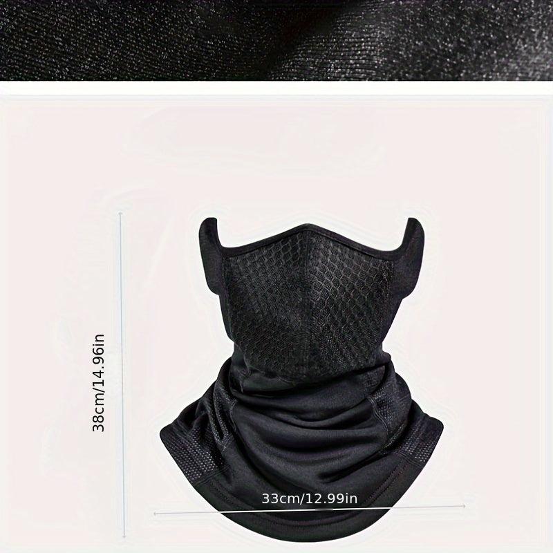 Motorcycle Head Cover Riding Mask Neck Cover Warm Cold Filter Padded