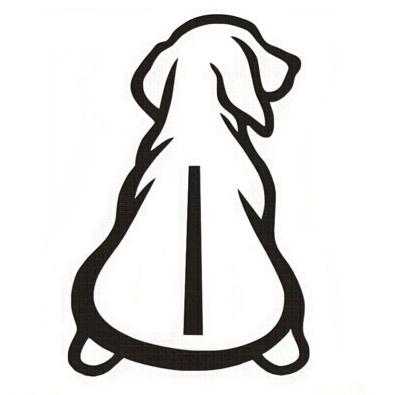 Dog Auto Glass Wiper Stickers Car Truck Decal Household