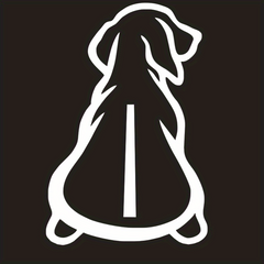 Dog Auto Glass Wiper Stickers Car Truck Decal Household