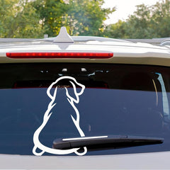 Dog Auto Glass Wiper Stickers Car Truck Decal Household