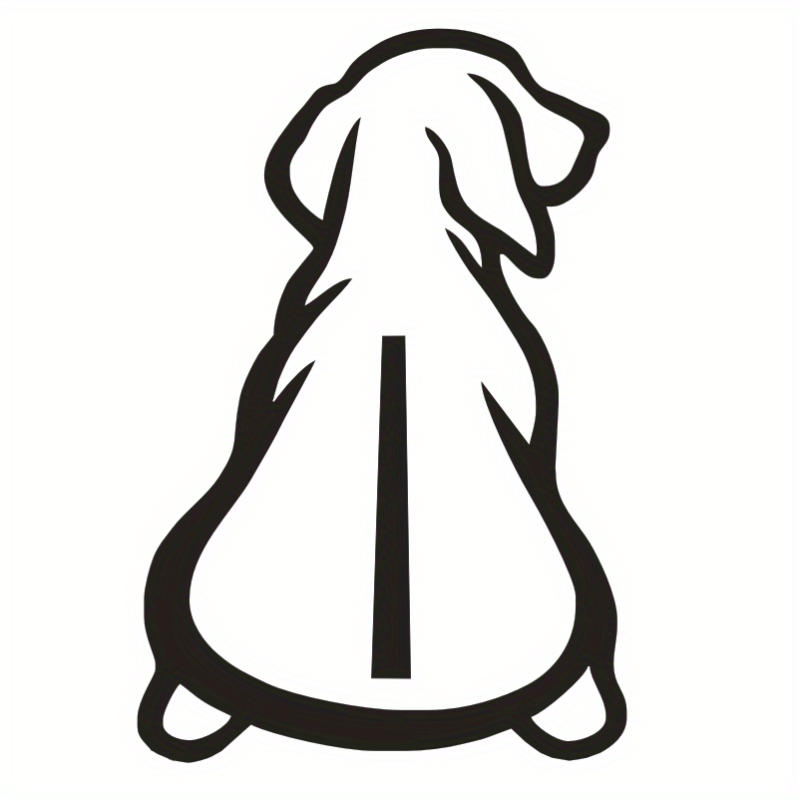 Dog Auto Glass Wiper Stickers Car Truck Decal Household