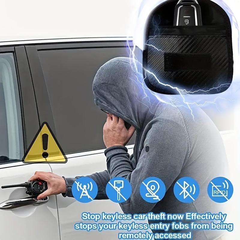Anti Theft Faraday Bag Pouch for Car Keys