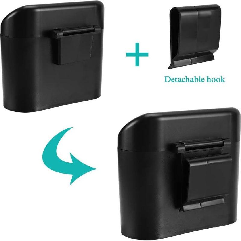 Car Trash Can Bin With Lid And Trash Bags Small Car Garbage Can Leakproof