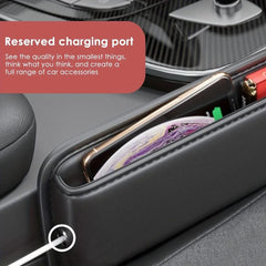 Car Seat Gap Storage Bag with Phone Cup Holder