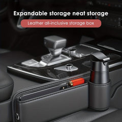 Car Seat Gap Storage Bag with Phone Cup Holder