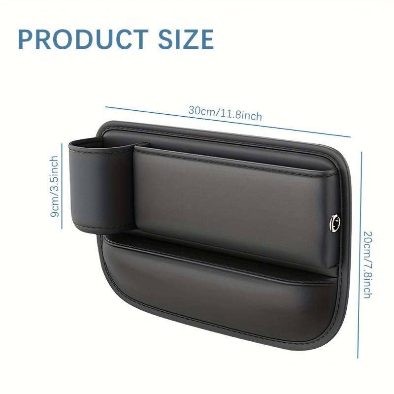 Car Seat Gap Storage Bag with Phone Cup Holder