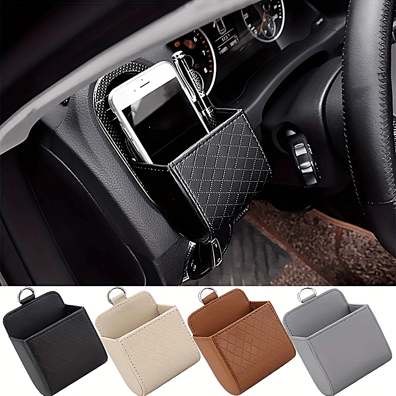 Car Air Vent Organizer Mobile Phone Sunglasses Pocket Car Accessories