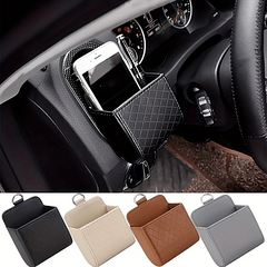 Car Air Vent Organizer Mobile Phone Sunglasses Pocket Car Accessories