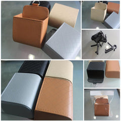 Car Vent Storage Bag Leather Organizer Air Vent Phone Holder
