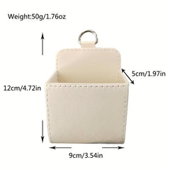 Car Vent Storage Bag Leather Organizer Air Vent Phone Holder