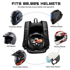 Waterproof Motorcycle Backpack for Men Riders