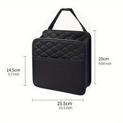 Car Seat Storage Bag Leather Storage Bag for Most Car Models