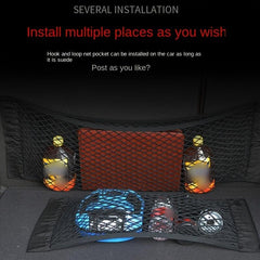 Car Backrest Mesh Luggage Seat Elastic Rope Net Universal