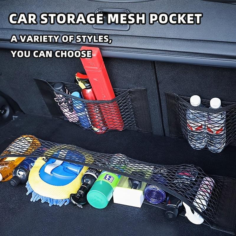 Car Backrest Mesh Luggage Seat Elastic Rope Net Universal